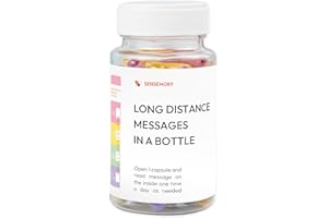 SENSEMORY Love Message in a Bottle, Long Distance Relationship Gifts, Boyfriend Gifts, Girlfriend Gifts, Couple Stuff, Gifts for him, Couples Gifts, Gifts for Boyfriend