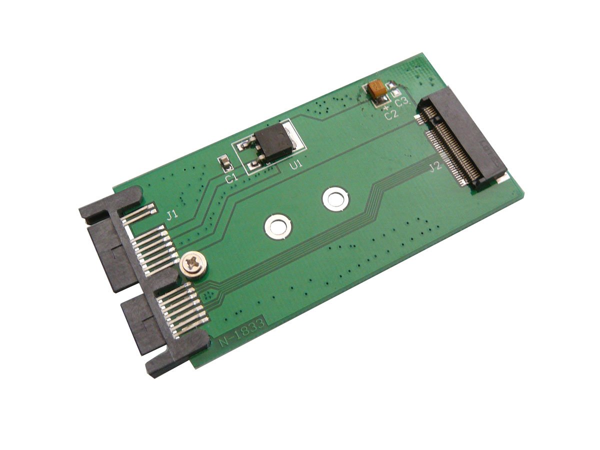 KALEA-INFORMATIQUE M.2 to MicroSATA adapter for SSD M2 NGFF B Key SATA