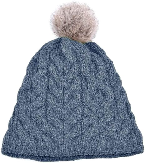 fur bobble hats