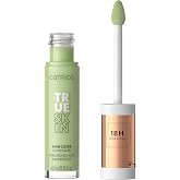 Catrice True Skin High Cover Concealer, Waterproof (300 | CC Green) | Full Coverage Liquid for Blemishes &amp; Dark Circles, Matte, Lightweight, Hyaluronic Acid, 18 Hour Wear, Vegan &amp; Cruelty Free