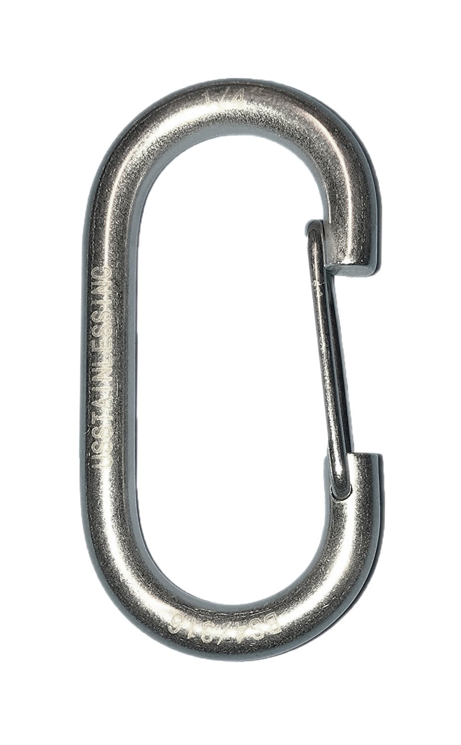 Stainless Steel 316 2 3/8" Spring Clip Flagpole Spring Hook Marine Grade