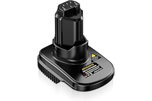 SDAZGVRK for Ridgid 18V to 12V Battery Adapter, Convert 18V L1815R B1820R L1830R Battery for Ridgid 12V Cordless Tools (Batte