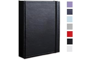 Cherrich Small Photo Album 5x7 52 Pockets Leather Cover Picture Book Holds 5x7 Photos for Wedding, Baby, Family, Graduation