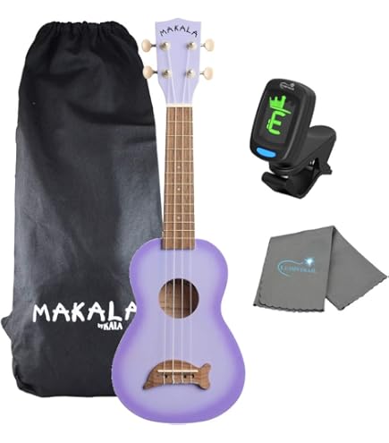 Amazon.com: Kala Light Blue Burst Dolphin Makala Soprano Ukulele