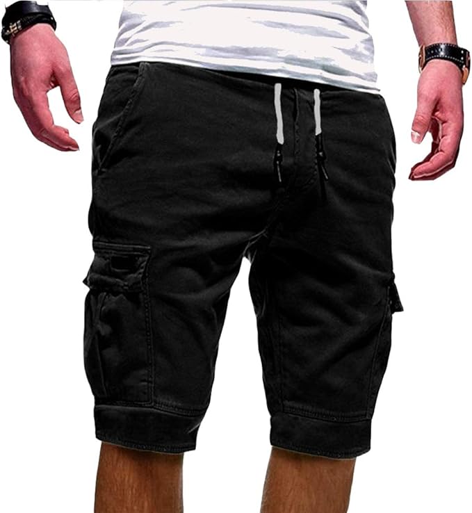 big and tall mens shorts elastic waist