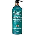 Argan Magic Color Care Conditioner - Repairs and Restores Moisture to Dry, Damaged Color Treated Hair | Infused with Moringa Oil, Keratin & Botanical Extracts | Made in USA | Paraben Free (32 oz)