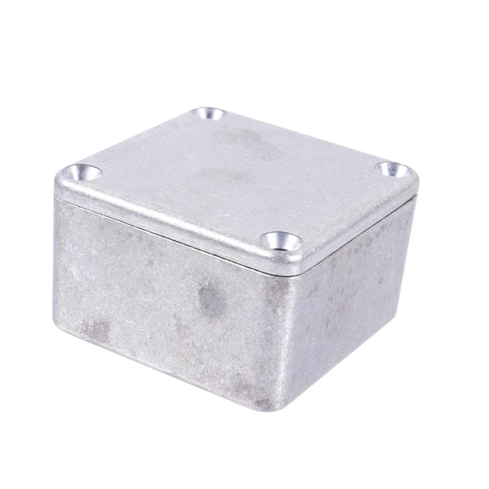 Mikinona Stomp Box Case Aluminum Guitar Pedal Enclosure with Polished Surface Rust Protection Small Diy Effect Pedal Housing 2 Styles