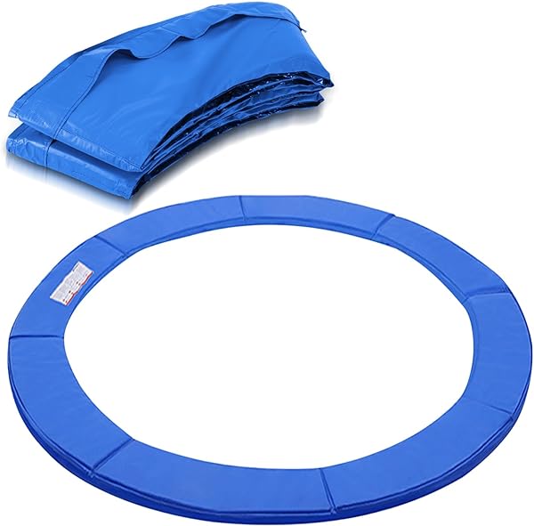 Herrselsam Trampolin Randabdeckung Reißfest Federabdeckung UV-resistent Randschutz Sicherheitsmatte Trampolinzubehör für Fitness Trampoline Bunt