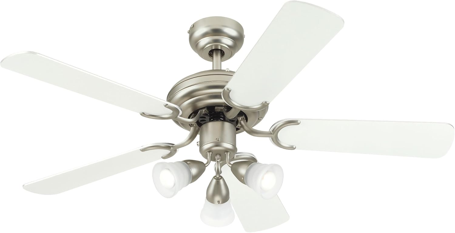 Westinghouse Lighting 7863765 Apollo Elite 42 Inch Ceiling Fan, Brushed