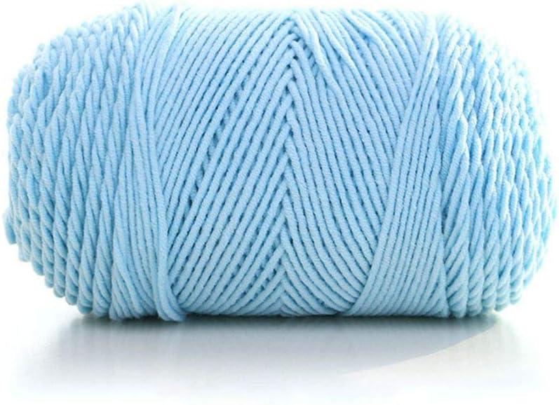 UUMIR Crochet Knitting Yarn,100grams DIY Hand-Woven Cotton Crochet Hand Knitting Wool Yarn(4)