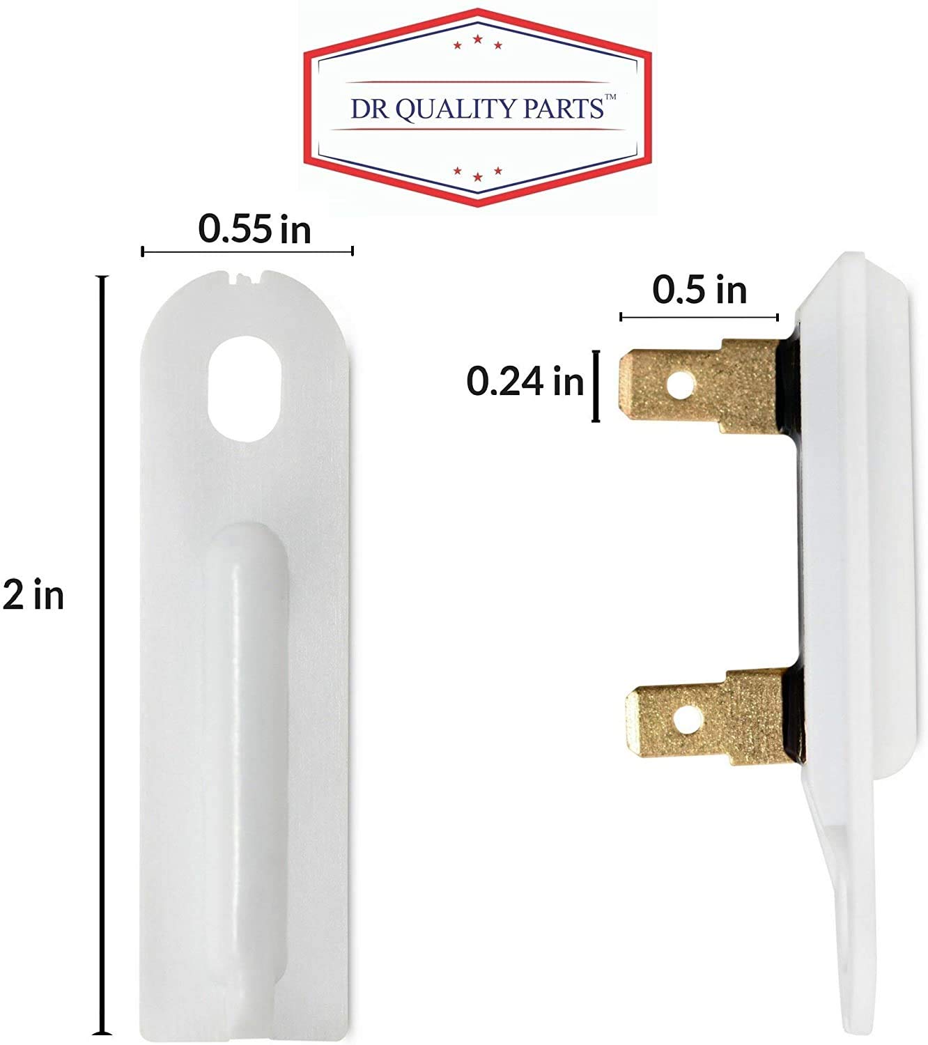 3392519 Dryer Thermal Fuse Set of 3 — Thermofuse Dryer Replacement for Whirlpool Dryer WP3392519, G4AP0500, 3388651, AP6008325, 694511, 80005, 2986, 6L4101, PS11741460, WP3392519VP