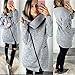 Hot Sale!Elevin(TM)Womens Casual Hooded Jacket Coat Long Zipper Top Sweatshirt Outwear