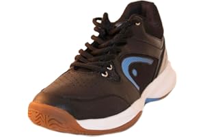 HEAD Men's Sonic 2000 MID Racquetball/Squash Indoor Court Shoes (Non-Marking) (Black/Blue & White/Blue Available)