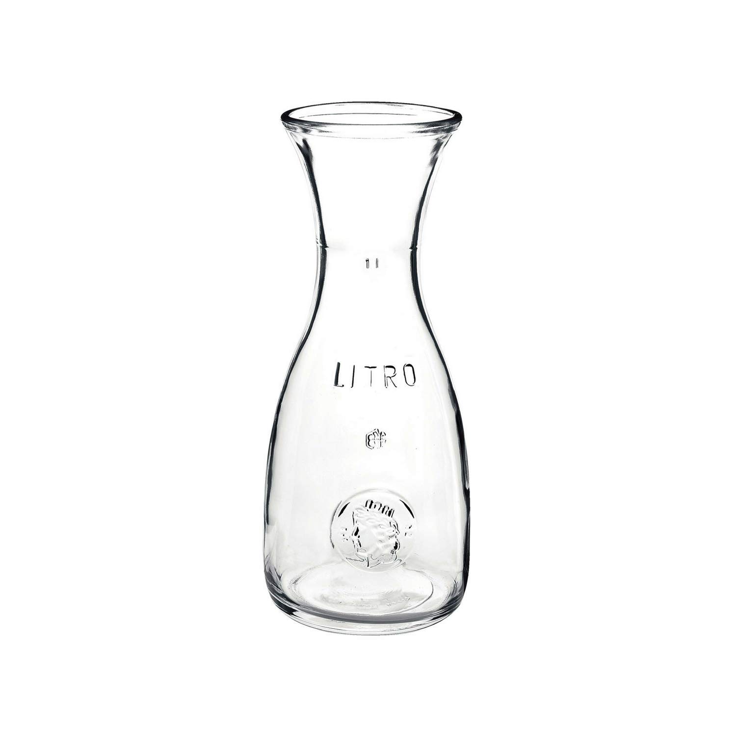 Bormioli Rocco 184179MU3321990 Misura Wine Carafe, Transparent, 1,000 ml, Glass, 34 Fluid_Ounces