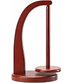 Wooden Yarn Holder With Phone Stand & Hook Storage - Magnetic Spinner For Knitting