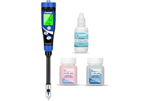 UIUZMAR Soil pH Meter Digital Soil pH Tester for House Plant Soil pH Measure for Coco Soil and Nutrient Solution Lawn Soil Test Kit for Garden, Indoor Greenhouse, Farming, and Outdoor Plants