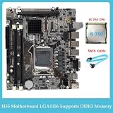 FUNYEE H55 Motherboard LGA1156 + I5 750 CPU DDR3 SATA Cable view 7