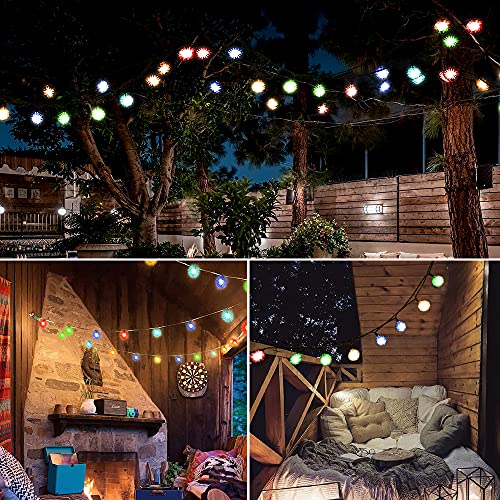 Solar Garden Lights 50 LED 32ft Solar Lights for Garden Waterproof Decorative Lighting for Home, Garden
