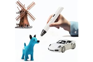 PremiumByte Sleek 3D Printing Pen - Easy-to-Hold, Adjustable Temperature for ABS & PLA Filaments - Unleash Your Creativity!