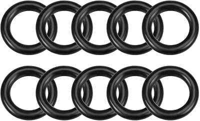 TA-VIGOR 10Pcs Nitrile Rubber O-Rings 9mm OD 4mm ID 2.5mm Metric Sealing Gasket