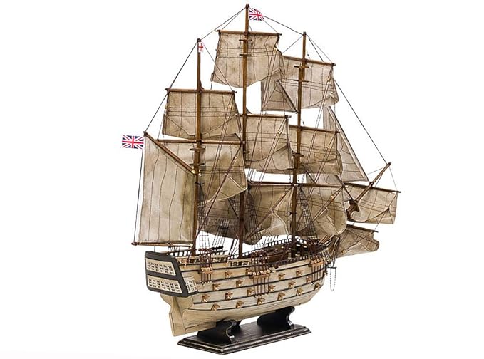 aubaho Modellschiff HMS Victory England Holz Schiffsmodell Schiff Segelschiff 86cm