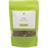 100% Pure and Organic Biokoma Sage Dried Leaves 50g (1.76oz) In Resealable Moisture Proof Pouch