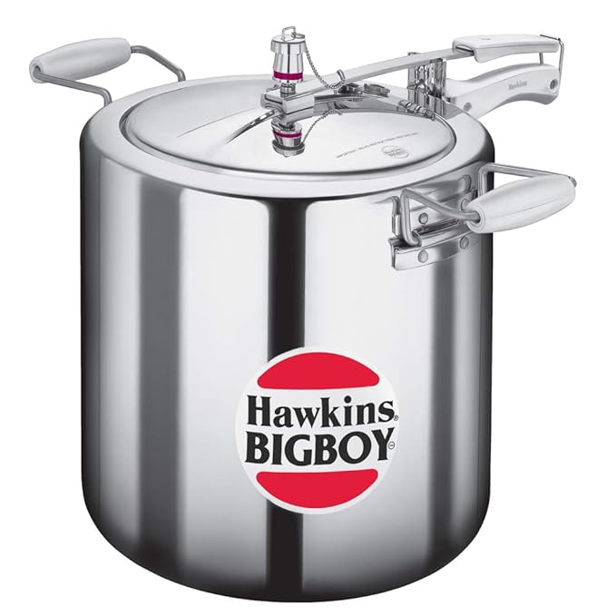 Buy Hawkins Bigboy Pressure Cooker, 22 Litre, Silver (BB22) Online at
