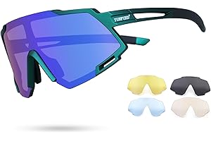 TUNFUND Viper Sunglasses Polarized Youth Teen Kid Boy Girl Age 10-15 for Cycling Sports Fishing Runing Baseball UV400
