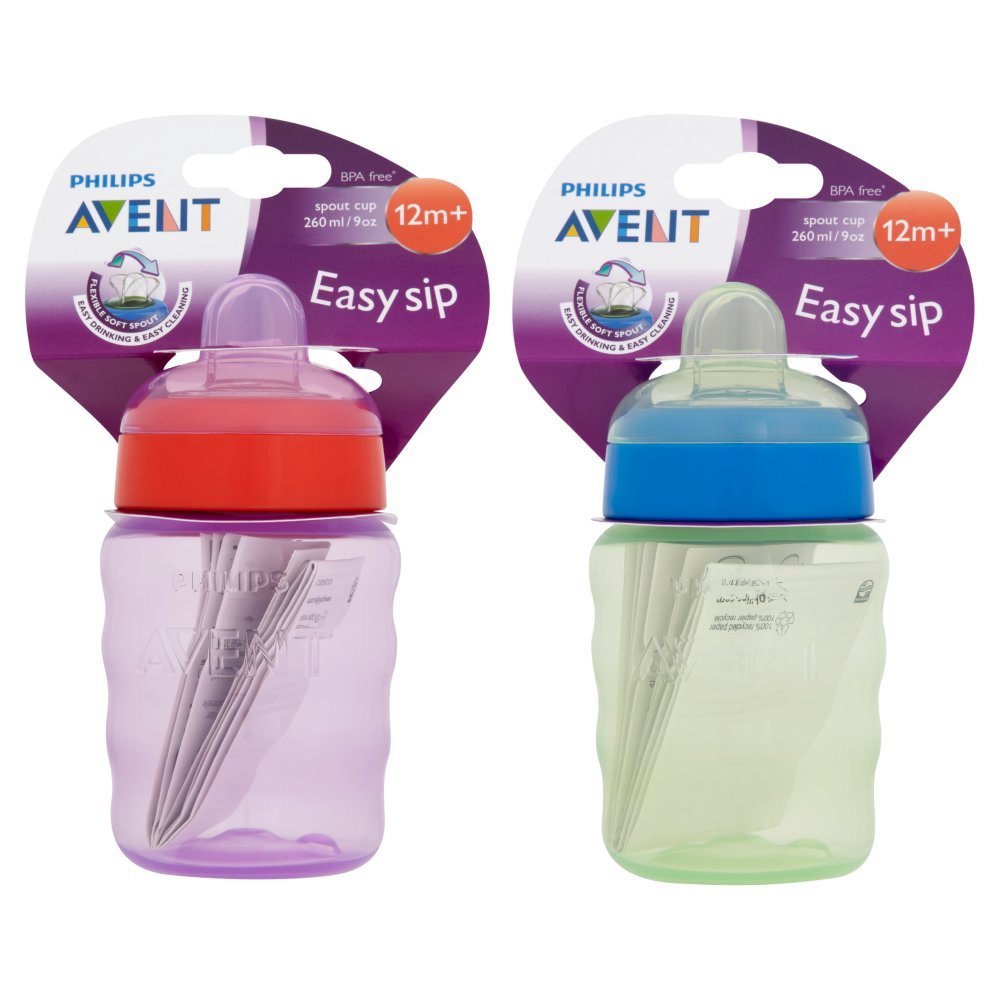 Philips AVENT Easysip Spout Cup (9 ounce, Mixed) Multicolour