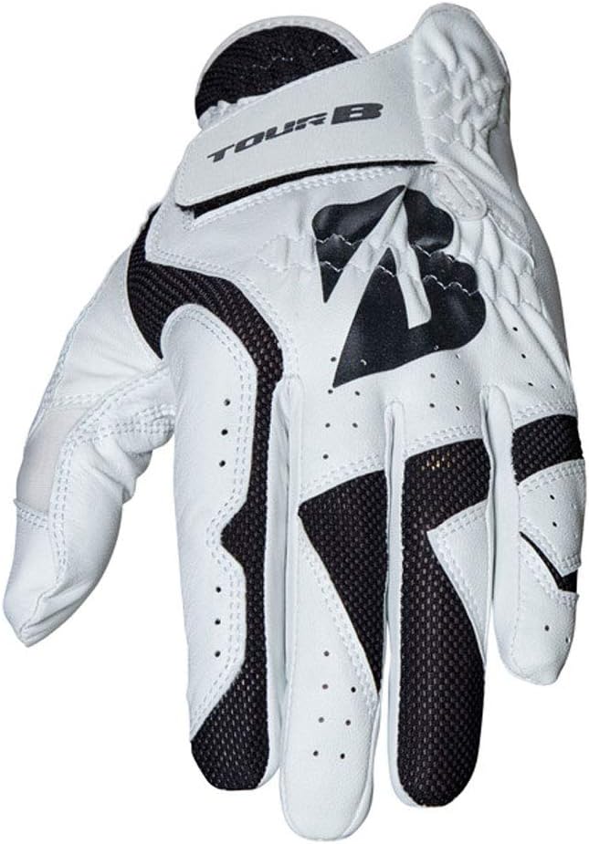 Bridgestone Men's B Fit Glove Golf, Black-Left, S/M