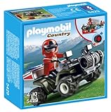 PLAYMOBIL Mountain Rescue Quad Playset