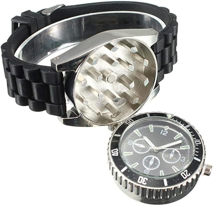 1pc Aleación del Metal De Cigarrillos Grinder Creativo Reloj De Los