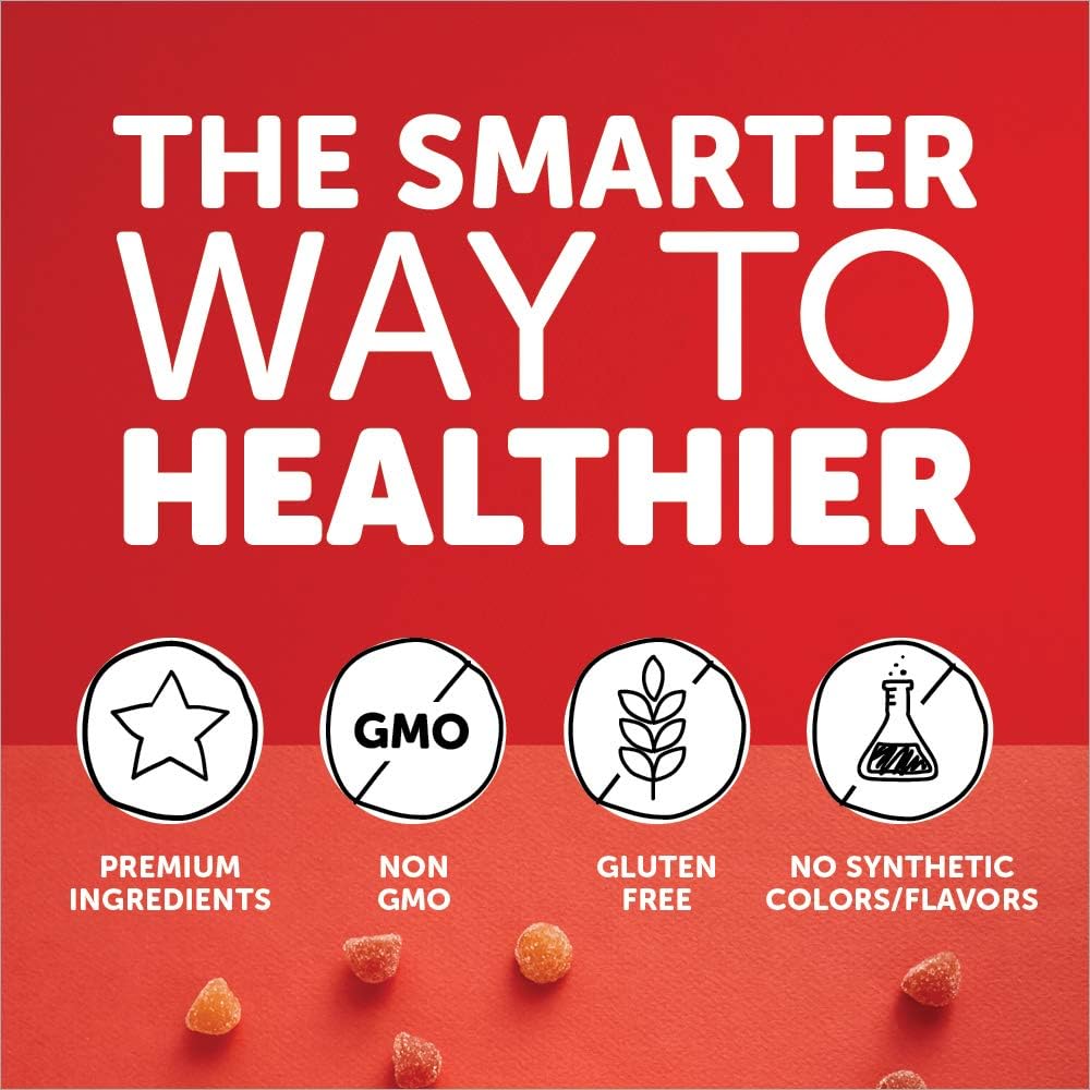 SmartyPants Kids Formula Daily Gummy Multivitamin: Vitamin C, D3, and Zinc for Immunity, Gluten Free, Omega 3 Fish Oil (DHA/EPA), , Vitamin B6, Methyl B12, 120 Count (30 Day Supply): Health & Personal Care