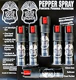 Automatic 6 Police Magnum Pepper Spray 1/2oz Ounce with Safety Lock Self Defense