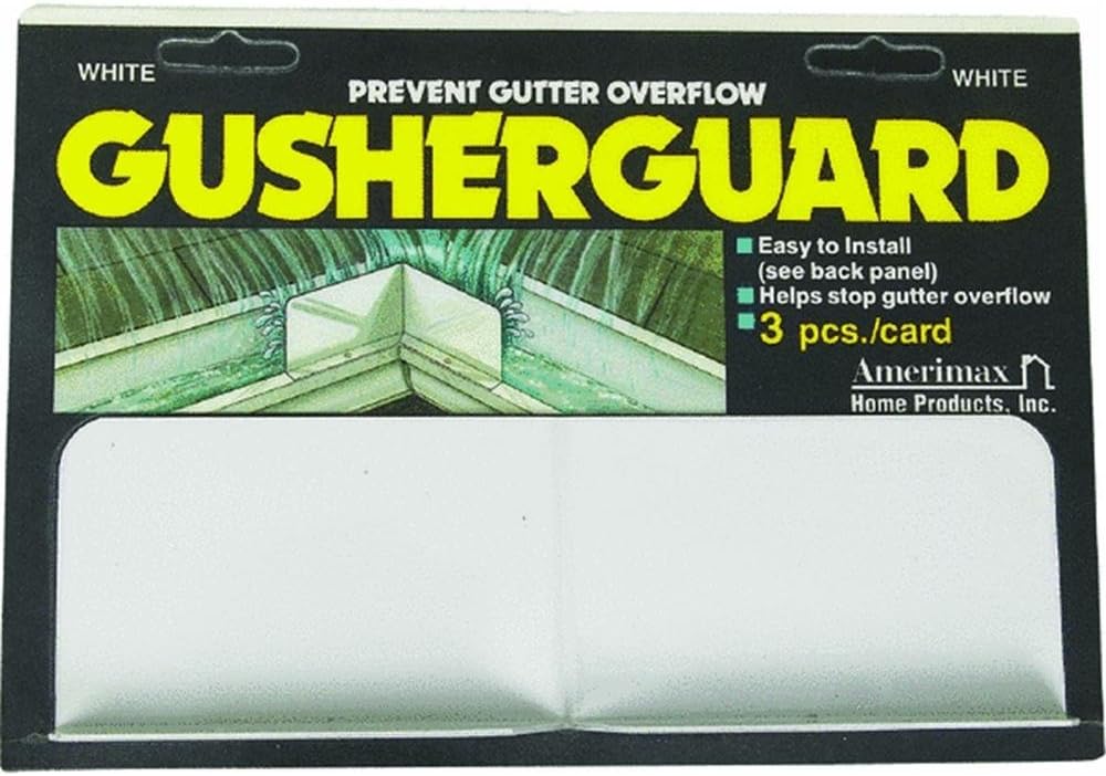 Amerimax White, Pack of 1 3PK Gusher Guard Home Products 25074 GusherGuard
