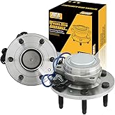 Afa Motors 2WD 515097 Front Wheel Bearing Hub Assembly Fit for Cadillac Escalade ESV, for Chevy Silverado 1500 Avalanche Cheyenne Suburban Tahoe, for GMC Yukon/Yukon XL/Sierra 1500, 6 Lug w/ABS, 2Pcs