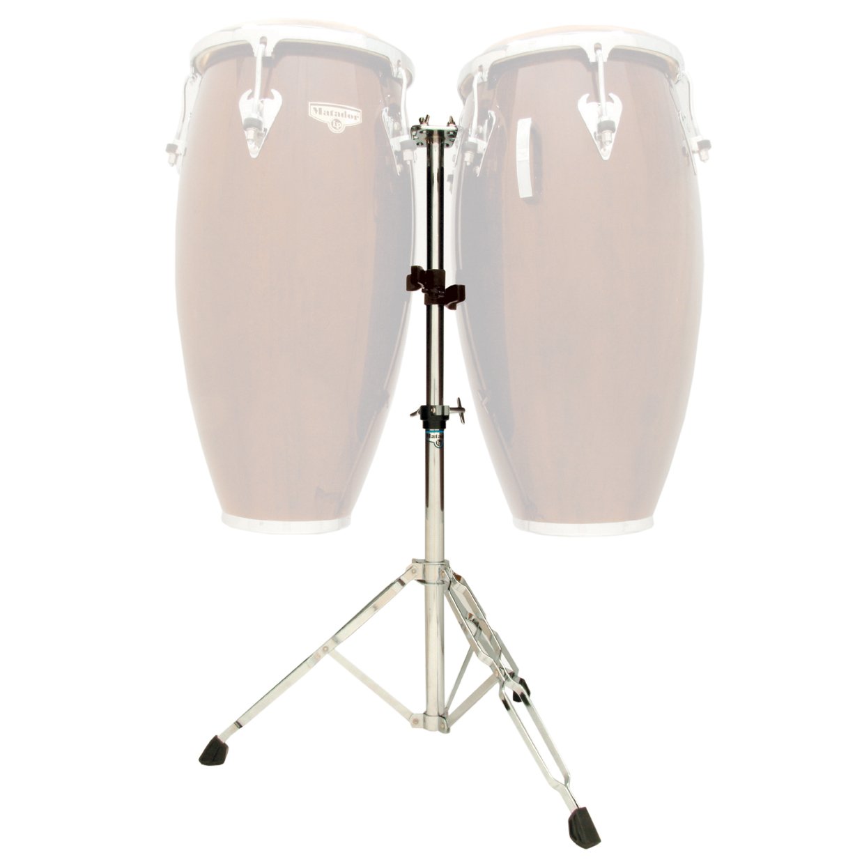 LP Latin Percussion Congaständer Matador Double für 2 Congas, höhenverstellbar, doppelstrebig, Memorylock, M290