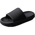 HUXMEYSON Cloud Slippers for Women and Men, Pillow Slippers Super Soft, Thick Sole Slides for Women with Anti-Skid Sole