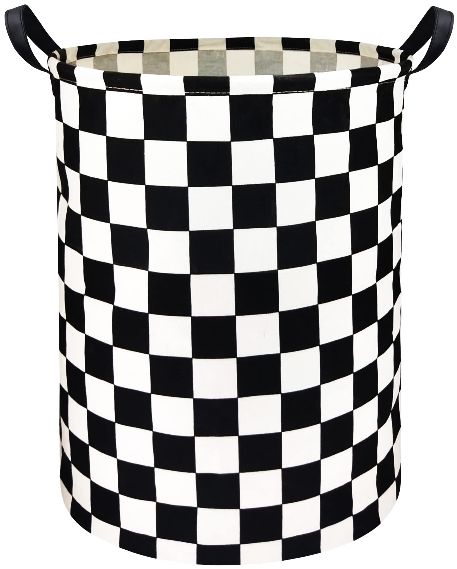 Photo 1 of HIYAGON Boys Laundry Basket hamper Kids Hamper Car Toy Organizer Bins for Room Decor,Gift Basket for Bedroom(Racing Flag)