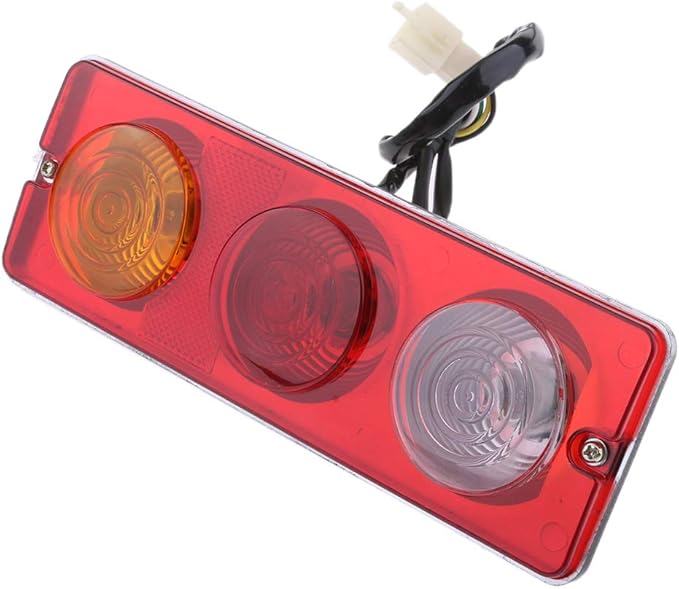 FLAMEER GoKart LED Tail Light/Rear Lamp Brake Light for