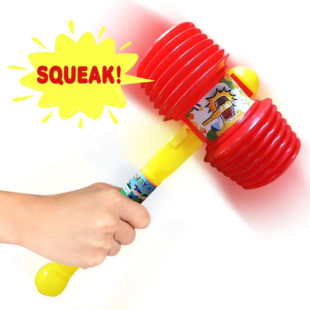 ArtCreativity Giant Halloween Squeaky Hammer for Kids – Jumbo 17 Inch Squeaking Toy, Perfect for Clown, Carnival & Circus Party Favors – Fun Gift for Boys & Girls Ages 3+