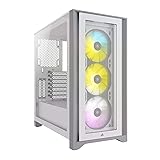 CORSAIR iCUE 4000X RGB Tempered Glass Mid-Tower ATX