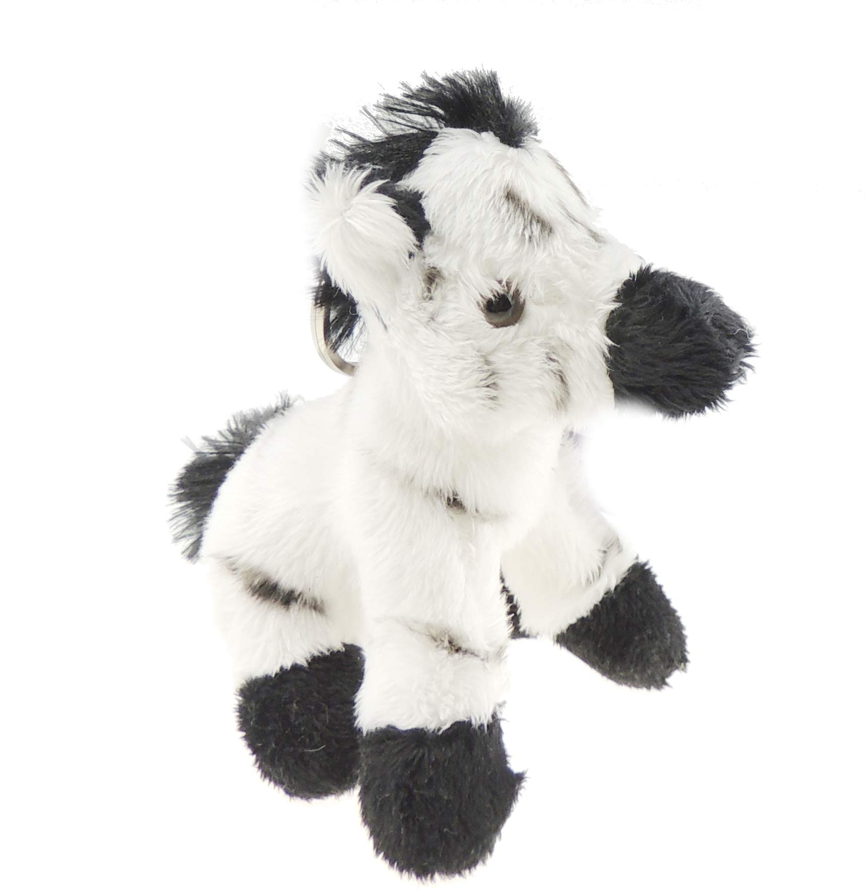 Soft Creatures Animals Safari Wild Life Farm Keyring Keychain (Zebra)