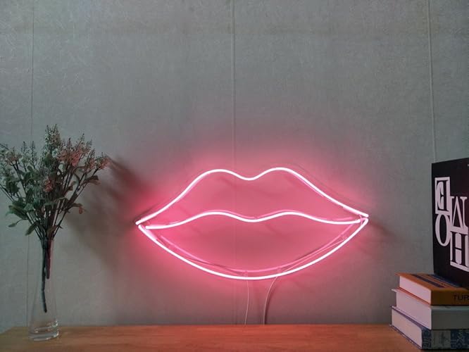 Collectibles New The Kiss Was Beautiful Neon Sign For Bedroom Wall Decor Artwork With Dimmer Collectibles Neon