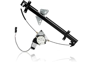 OVANOH Rear Driver Side Power Window Regulator Assembly with Motor Compatible for Dodge Durango Sport 1998-2003 Dakota Pickup 2000-2004 Left Replace 741-598 55256495AD 55256418AH, HG-077