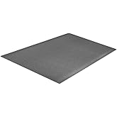 Portico Systems 18030505T Comfort Step 3/8" Anti-Fatigue Mat with Pebble Emboss, Grey, 3' x 5'