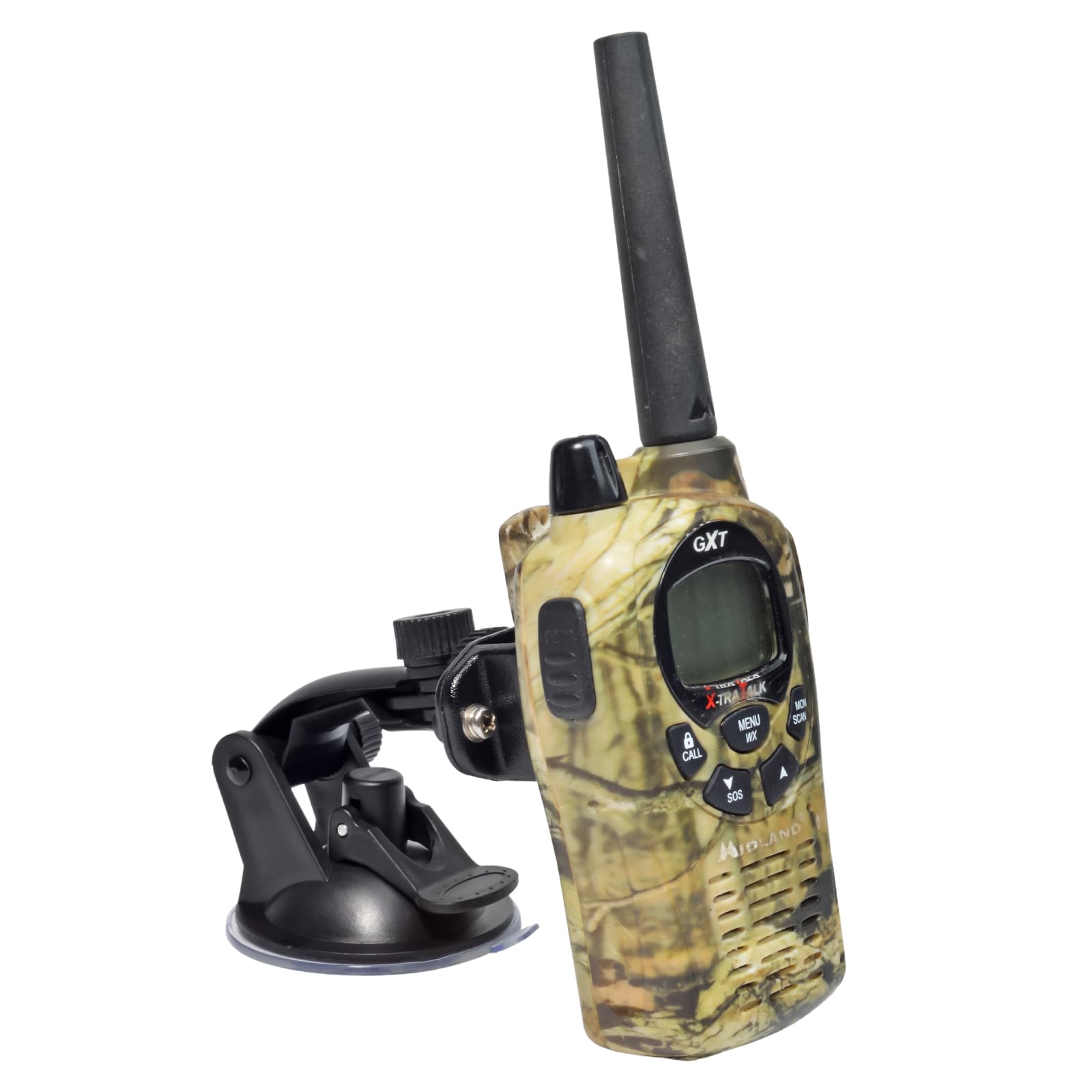 UAYESOK Car Radio Mount, Suction Cup Walkie Talkie Holder for Car Vehicle Dashboard Windshield, Handsfree Dash Stand for Universal Two Way Radio Motorola Kenwood Baofeng Icom Midland Retevis Sepura