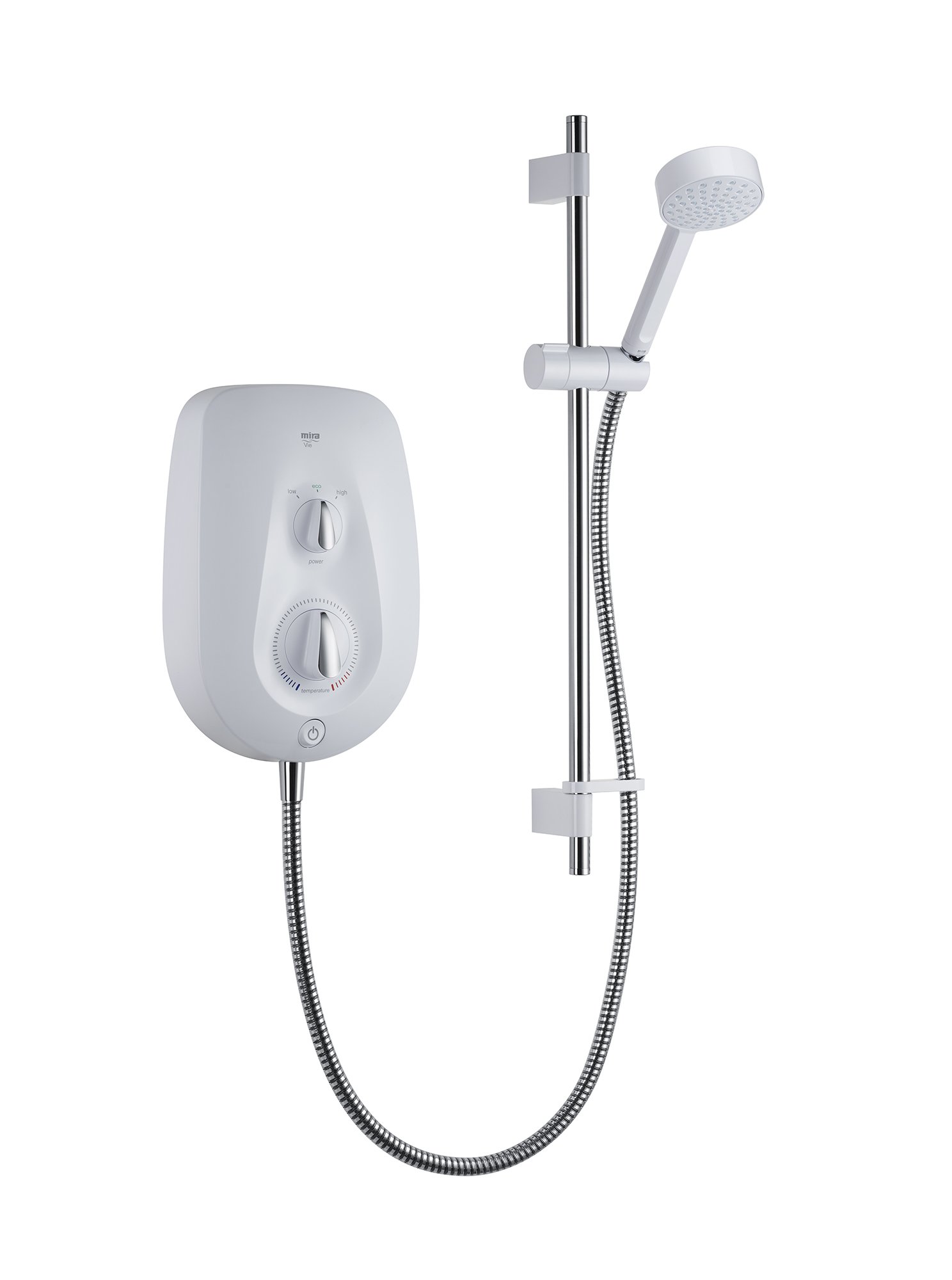 Mira Showers Vie Electric Showers 9.5 kW Electric Shower White/Chrome 1.1788.005