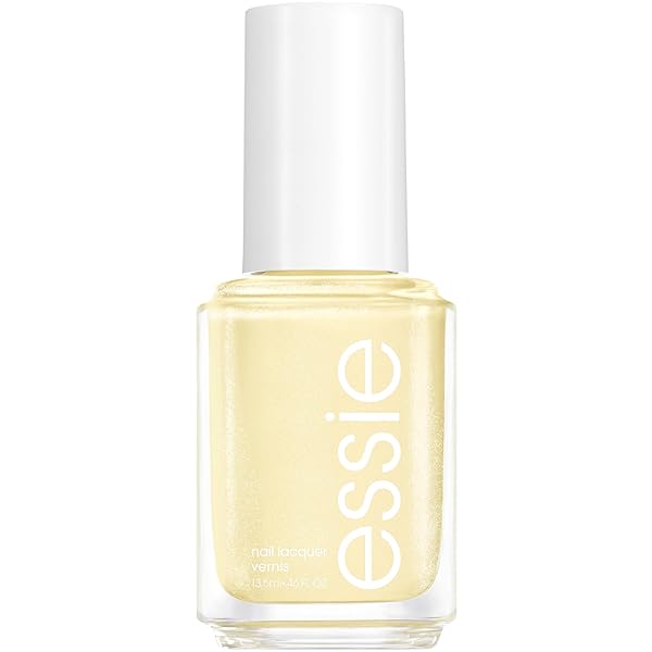 ESSIE NAIL POLISH, SALON-QUALITY LEMONY YELLOW NAIL POLISH, VEGAN, SUNNY BUSINESS, 0.46 FL OZ