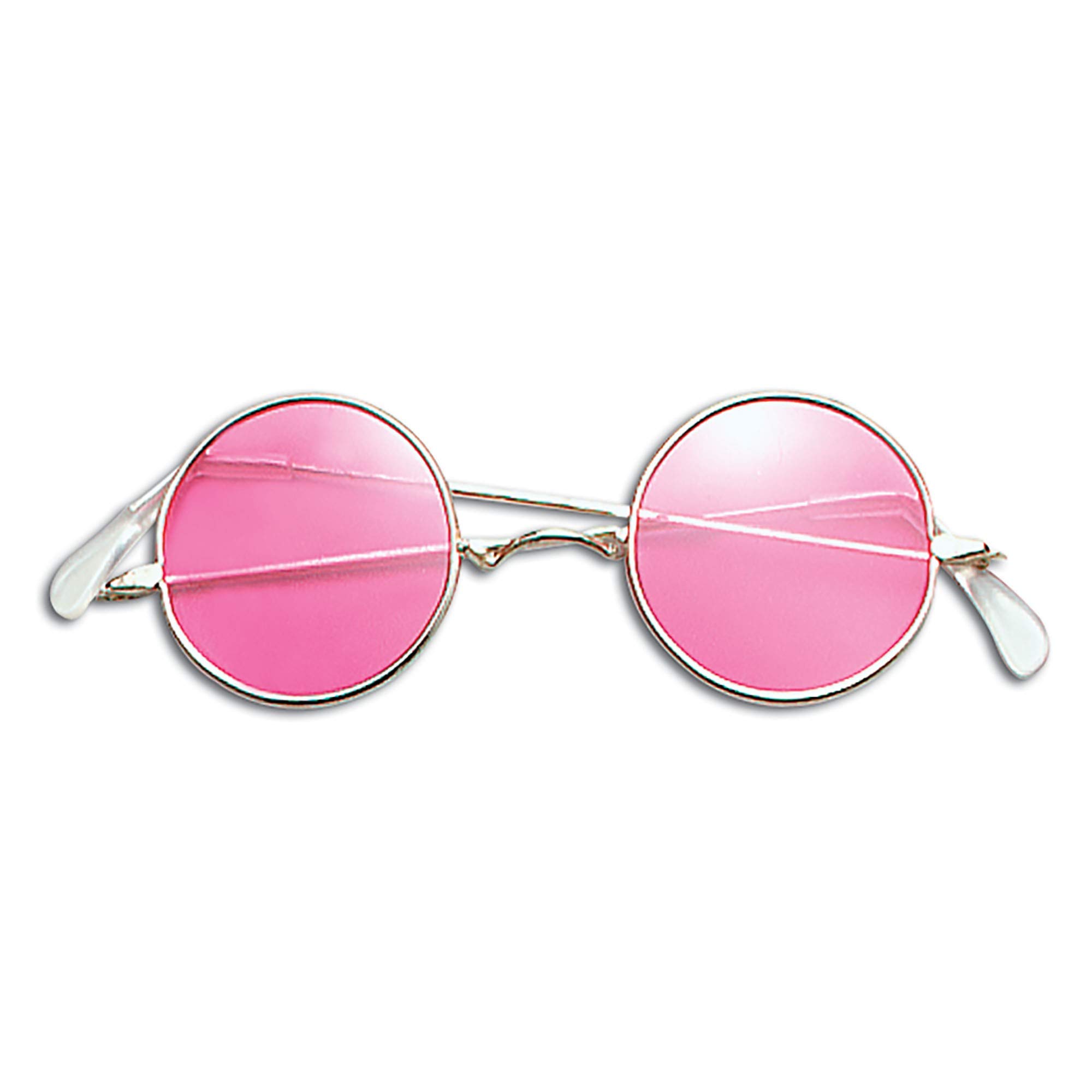 Bristol Novelty BA240 Lennon Glasses Pink, One Size Halloween